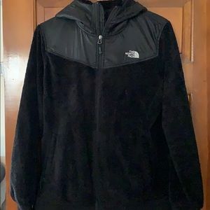 Women’s North Face full zip, hooded fleece